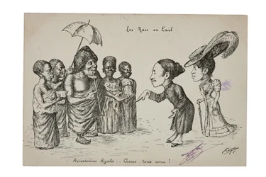 Reis no exílio. Apresentações Reais: Amigos, todos amigos, c.1906
